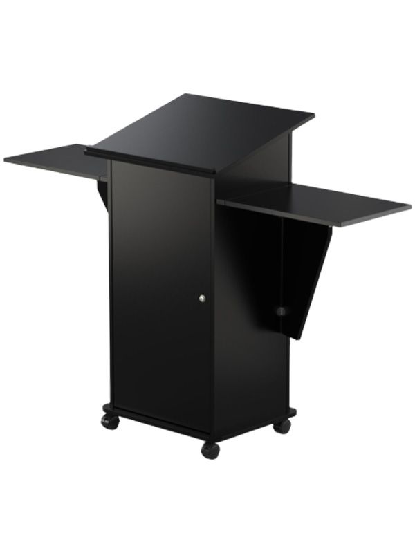 Standard Black Melamine Lectern - Audio Visual Sales